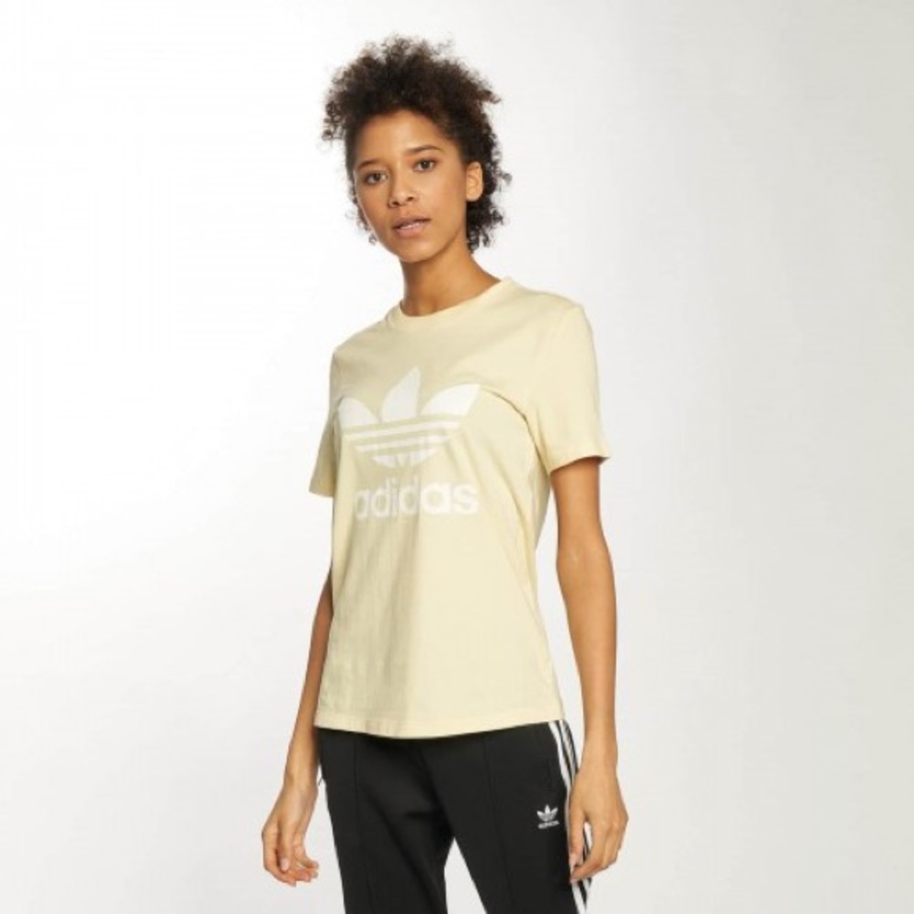 Yellow adidas t shirt